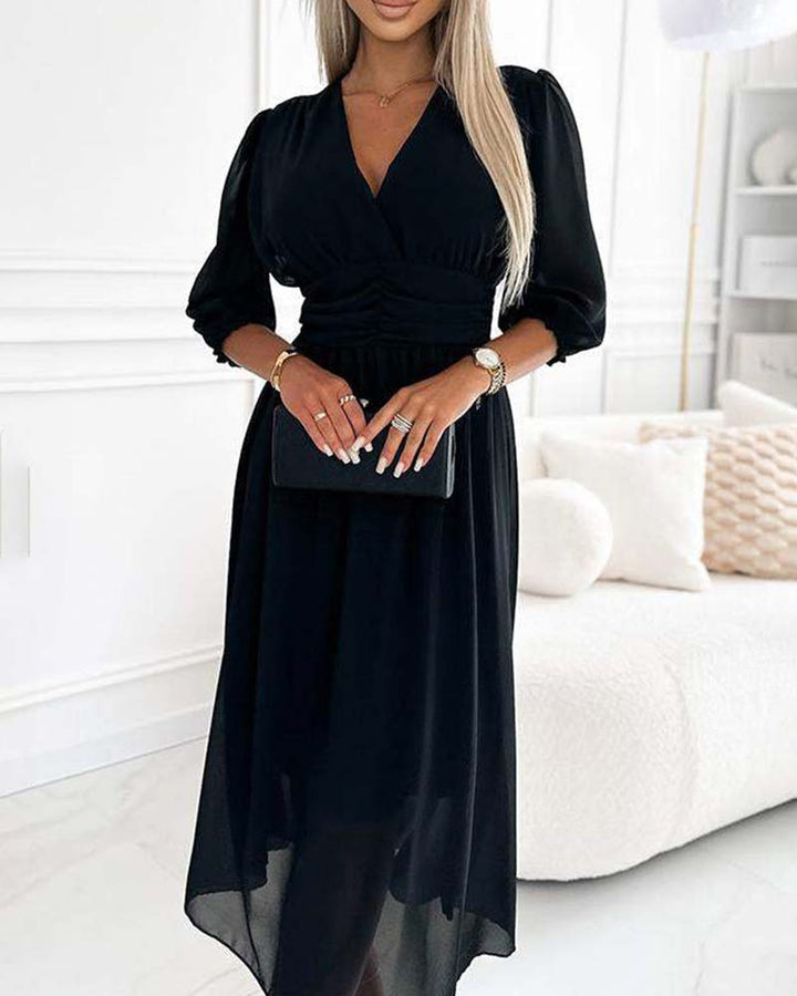 Cindy™ | Licht zijden chiffon jurk