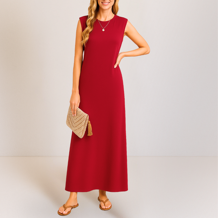 Emma™ | Elegante Lange Anti-Kreuk Jurk