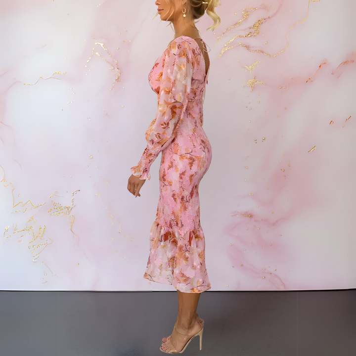 Ella™ | Elegante bloemen jurk