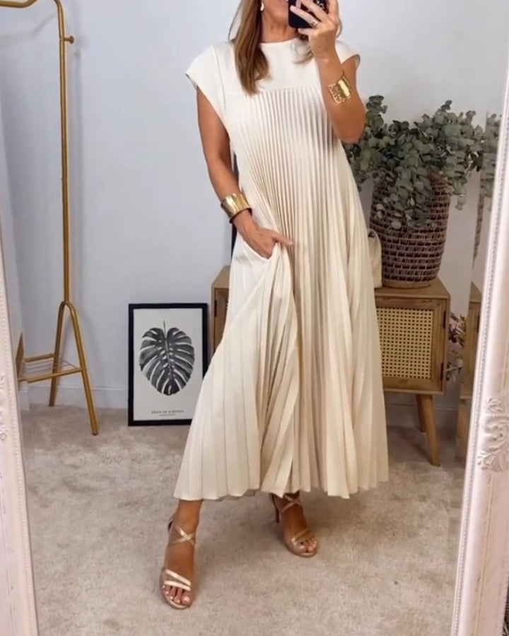 Joyce™ | Elegant Geplooide Jurk