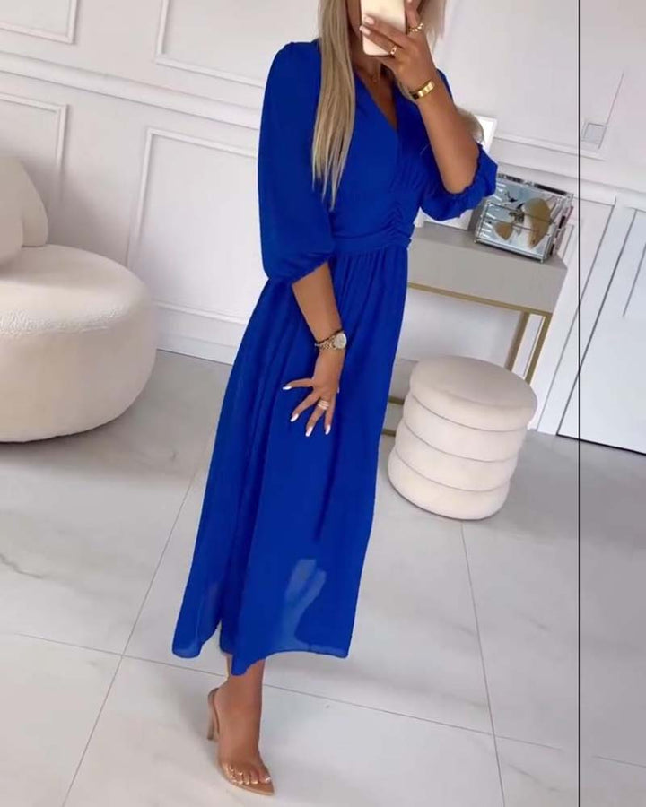 Cindy™ | Licht zijden chiffon jurk