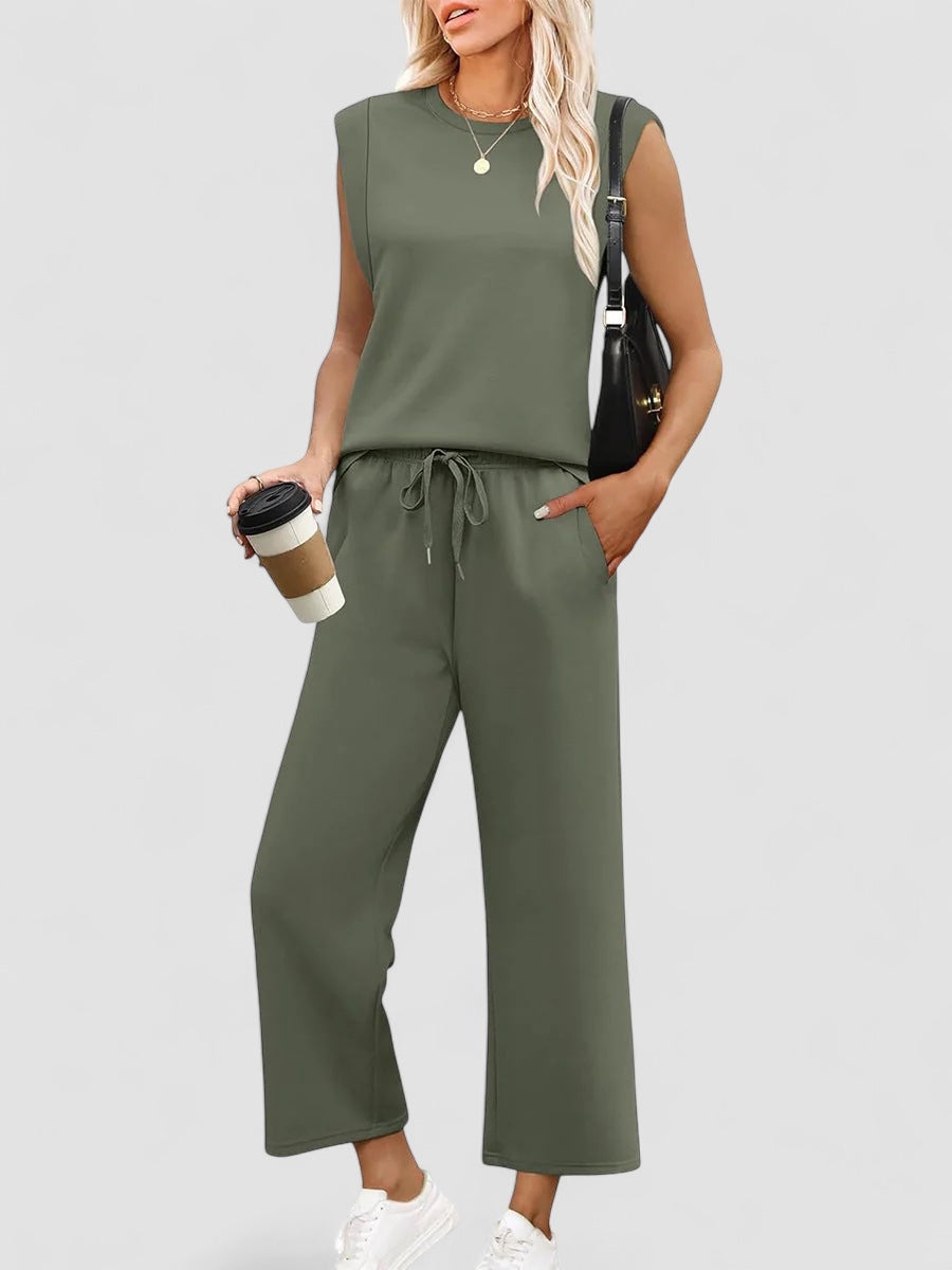 JULIA™| Ania - Tvådelat Damset – Mjukt, Elegant och Stilsäkert