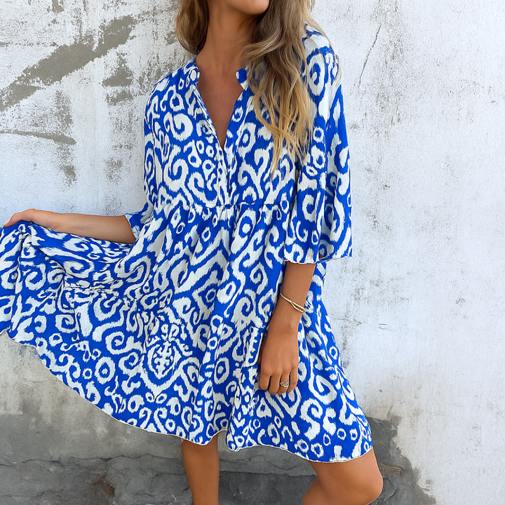 Margriet™ | Elegante jurk met V-hals