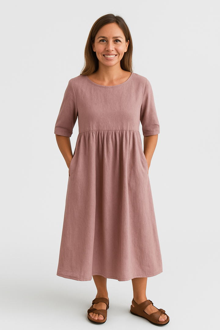 JULIA™ | Pocketklänning i bomull