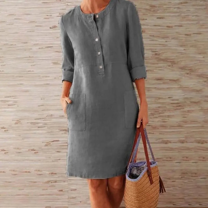 Jaqcueline™ | Elegante jurk met ronde hals