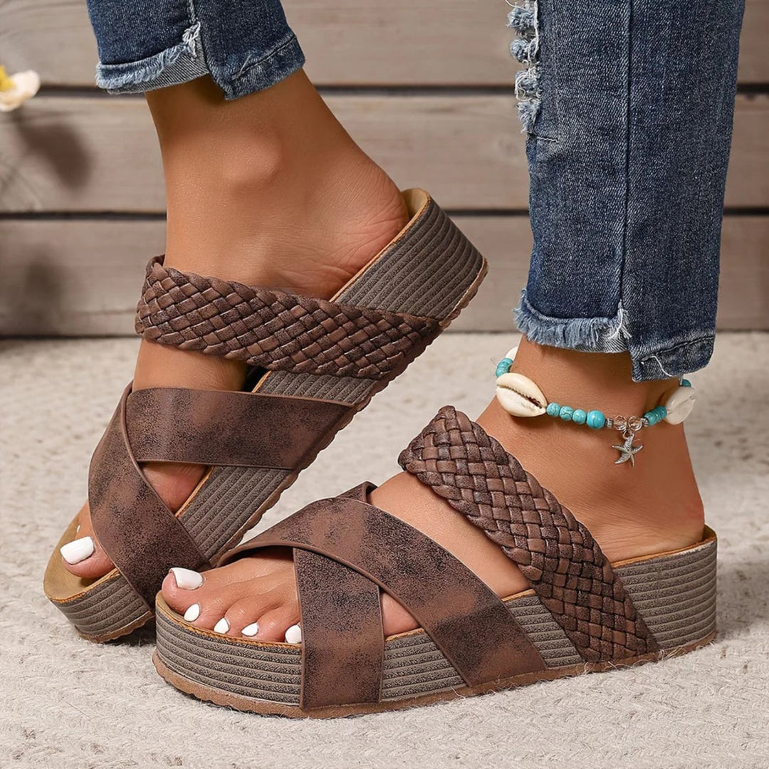 Line™ – Orthopedische Leren Sandalen voor de Zomer