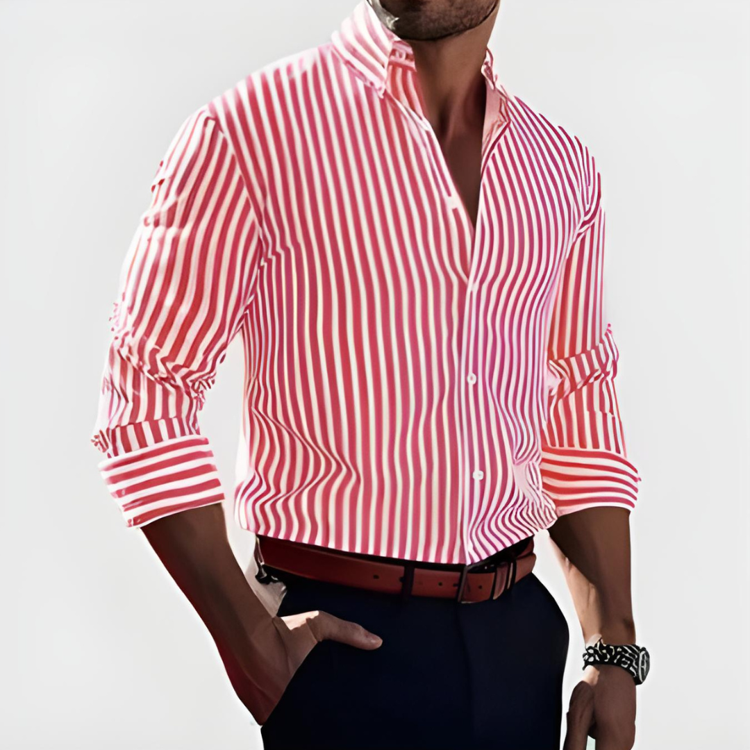 Lenoir™ | Vertrouwen Gestreept Shirt