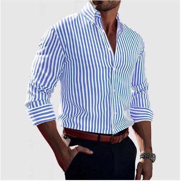 Lenoir™ | Vertrouwen Gestreept Shirt