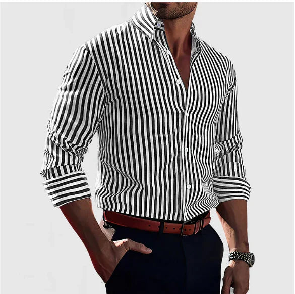 Lenoir™ | Vertrouwen Gestreept Shirt