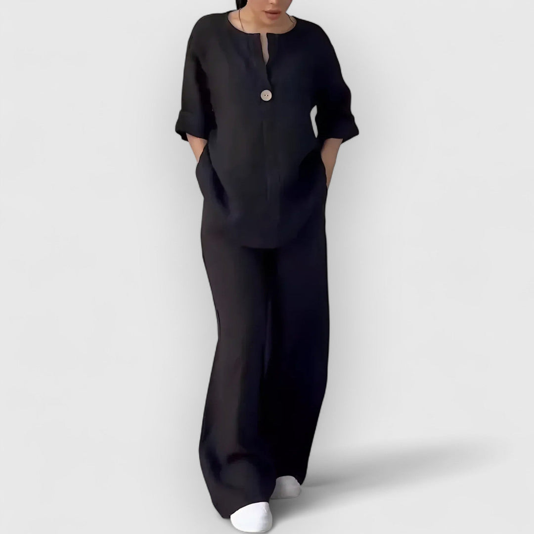 JULIA™ | Margherita – Tvådelat linneset i avslappnad, elegant stil