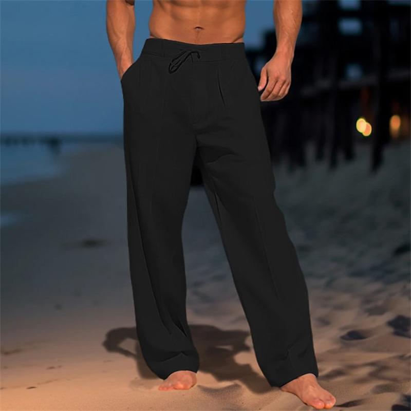 Nathan™ - Effen linnen broek